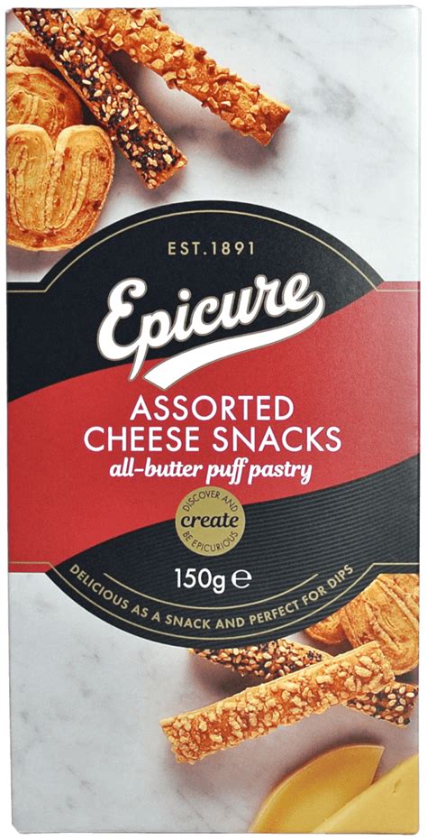 Assorted Cheese Snacks all-butter puff pastry - Snack at Epicure