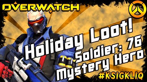 Overwatch Soldier 76 Mystery Hero And Winter Loot Box