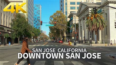4k San Jose Driving Downtown San Jose California Usa Travel 4k