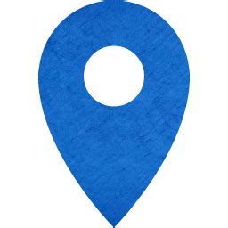 Cardboard blue pin 8 icon - Free cardboard blue pin icons - Cardboard blue icon set