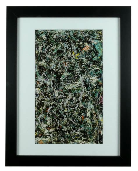 Jackson Pollock Full Fathom Five Custom Framed Print Display