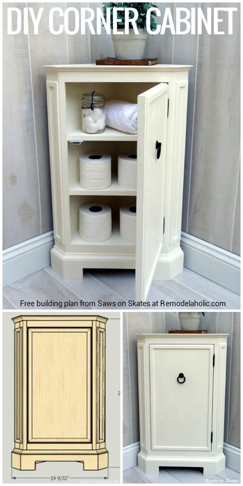 Diy rustic bathroom vanity | sammy on state. Remodelaholic | How to Build a Catalog Inspired Corner Cabinet