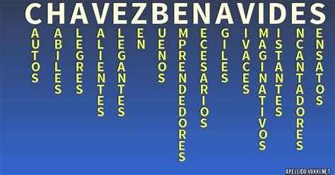 Significado Del Apellido Chavez Benavides Significados De Los Apellidos