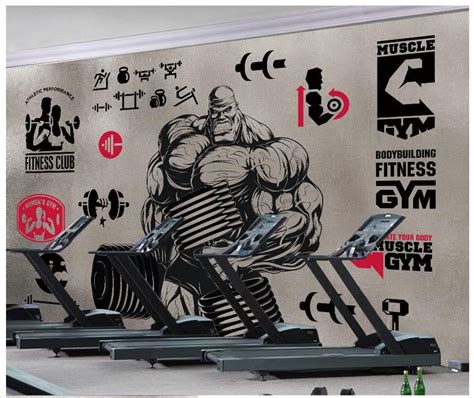 3d Wallpaper 3d Murals Wallpaper For Walls 3 D Gym Mural Custom Muscle