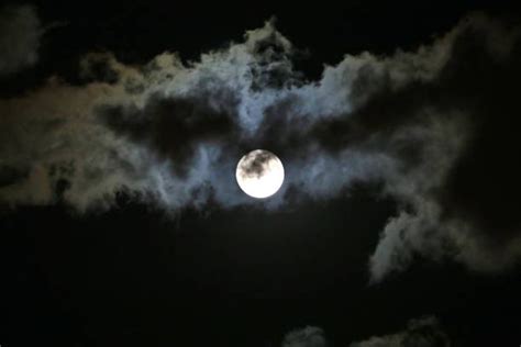 713 Cloudy Night Sky Moon Photos And Premium High Res Pictures Getty