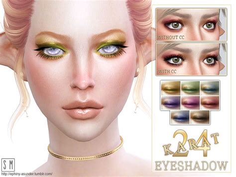 Sims 4 Makeup Shimmer Eyeshadow Shimmery Eyeshadow Eyeshadow