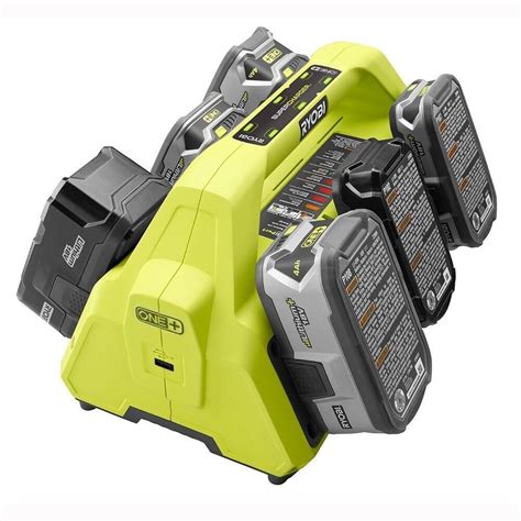 Ryobi Battery Charger 18v One 6 Port Sequential Charging Multi Charger