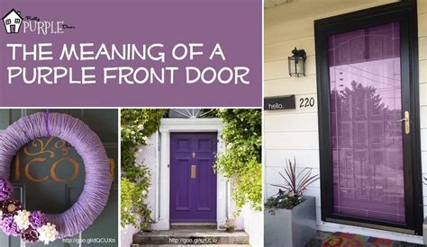 Older adults view the color through a broader perspective. Purple Front Door Meaning, Paint Your Door Puprle | Pretty ...
