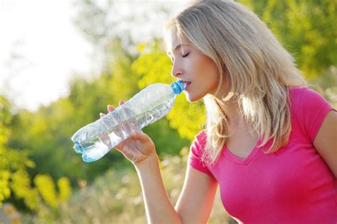Drinking Water Stock Image Image Of Beauty Drink Park 26243119