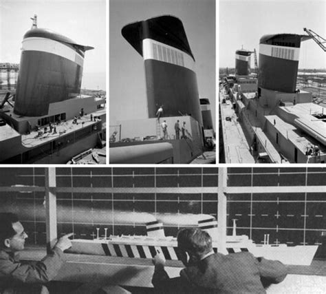 Innovative Design The Famous Funnels Of The Ss United States — Ss