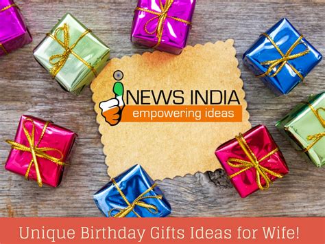 If she is a lover of jewelry, purchase something that is personalized with her birthstone or initials. Unique Birthday Gifts Ideas for Wife! | I News India ...