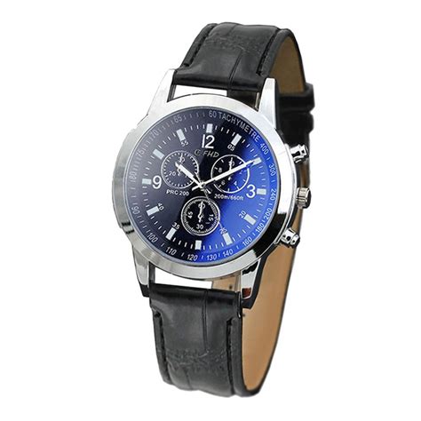 Blu Ray Glass Neutral Quartz Simulates The Wrist Watch Buy At A Low