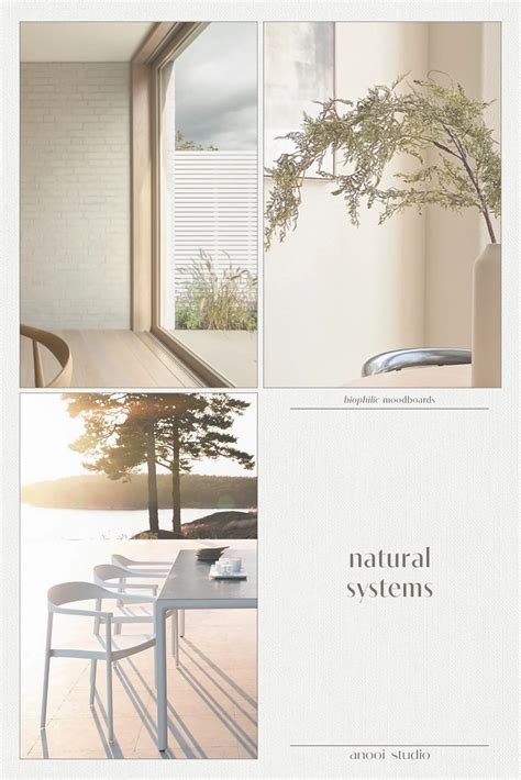 Biophilic Moodboards Connecting With Natural Systems · Anooi