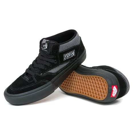 Vans Leather Croc Half Cab Pro Skate Shoes In Black For Men Lyst Uk