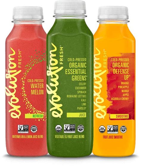 Evolution Fresh Cold Pressed Juice And Smoothies Juice Smoothie Cold
