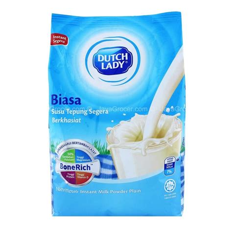 Dutch lady full cream milk powder contains an abundance of goodness found in milk like protein, calcium, and other essential nutrients for your families to stay healthy. Dutch Lady Instant /Full Cream Milk Powder (600g/1kg ...