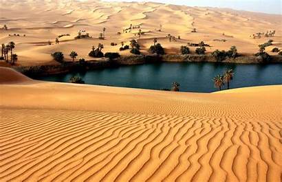 Oasis Desert Wallpapers Deserts Sahara Nature Wide