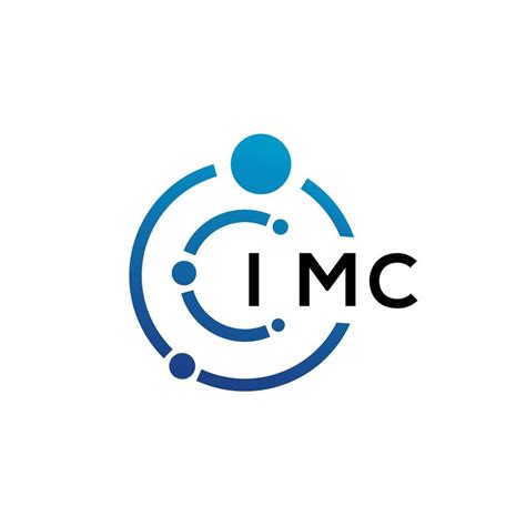 Imc Letter Technology Logo Design On White Background Imc Creative
