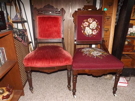 Victorian Era Chairs Late 1800s 5 Dollars Each At Salvation Army R