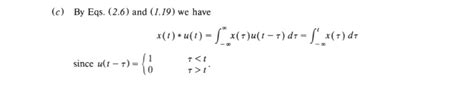 Convolution Integral Examples