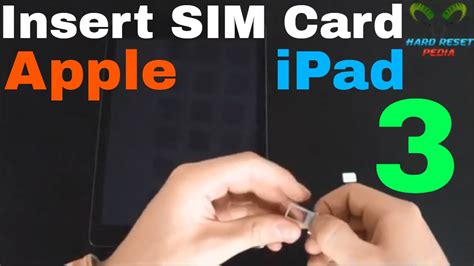 Is ipad 3 still supported? Apple iPad 3 Insert the SIM Card - YouTube