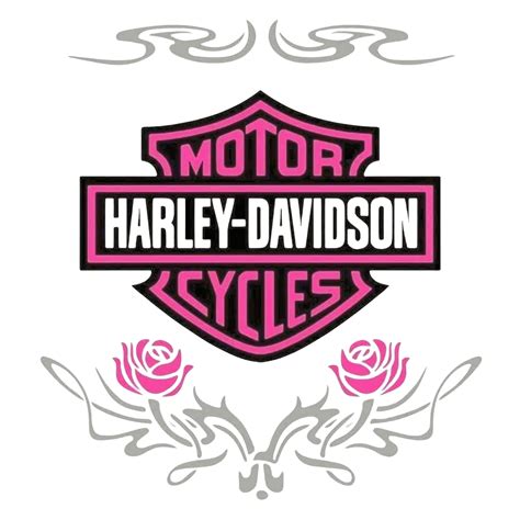 Pink Harley Davidson Svg Vectorency Ubicaciondepersonascdmxgobmx