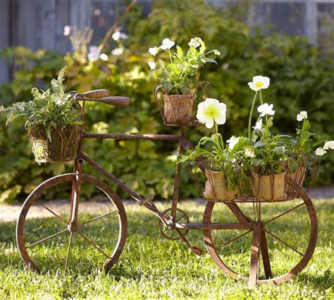 15 Fascinating Ways To Do Diy Bicycle Decor In Your Garden Vintage