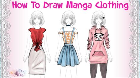 Clothing is very important in anime / manga character drawing. How To Draw Manga Clothing " Folds" (Casual outfits) -Step ...