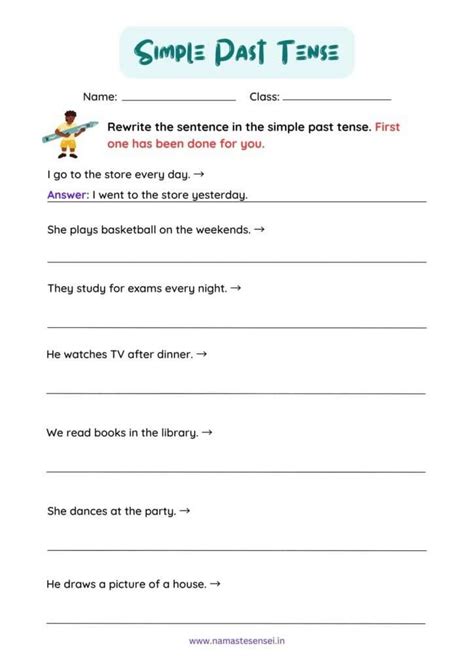 101 Printable Past Simple Pdf Worksheets Grammarism Worksheets Library