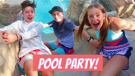 Pool Party With Just Teens Brock And Boston Youtube