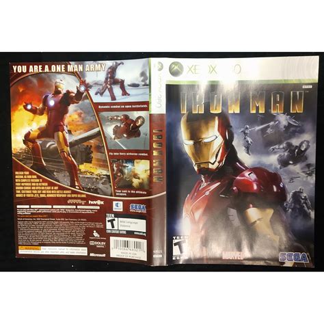 Iron Man Xbox 360 Cover Art Outlaws 8 Bit And Beyond