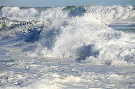 Large Ocean Waves — Power Coast Stock Photo 160226386