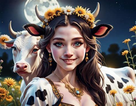 cow girl ai generated artwork nightcafe creator