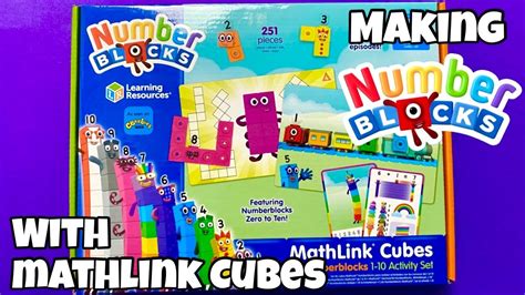 Numberblocks Mathlink Cubes 1 10 Numberblocks Mathlink Cubes Activity
