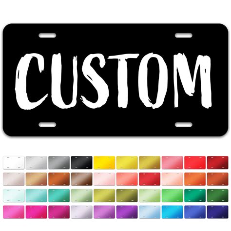 Buy Custom License Plates Personalized Plates For Front Of Car