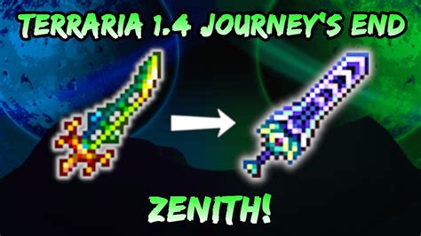 ZENITH! BEST Sword in Terraria! Terra Blade Upgrade! Terraria Journey's ...