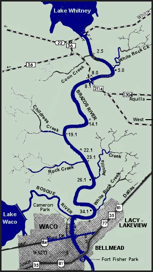 Brazos River Map Texas Draw A Topographic Map