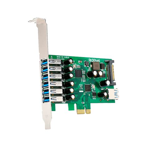 Bandwidth for pcie 1x is 250 500* mb/s. STARTECH.COM PEXUSB3S7 7 Ports USB 3.0 PCI Express Card | AVADirect
