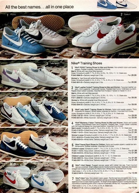 Vintage 1980s Nike Shoes From Regular Retro Sneakers To Classic Air