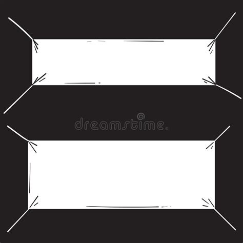 White Textile Banners Blank Fabric Flag Hanging Canvas Sale Ribbon