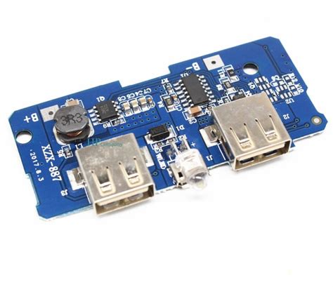 Posted by florin in uncategorized. Dual Micro USB 3.7v to 5V, 2A Power Bank DIY 18650 LiPo Charger - Robu.in | Indian Online Store ...