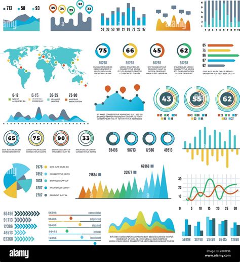 Business Demographics And Statistics Infographic Elements With