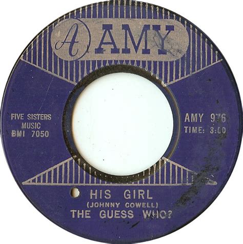 The Guess Who His Girl Its My Pride 1967 Vinyl Discogs