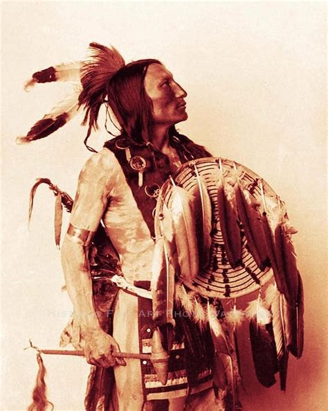 Sioux Warrior Kills Enemy Photo Native American Indian Old West 1899