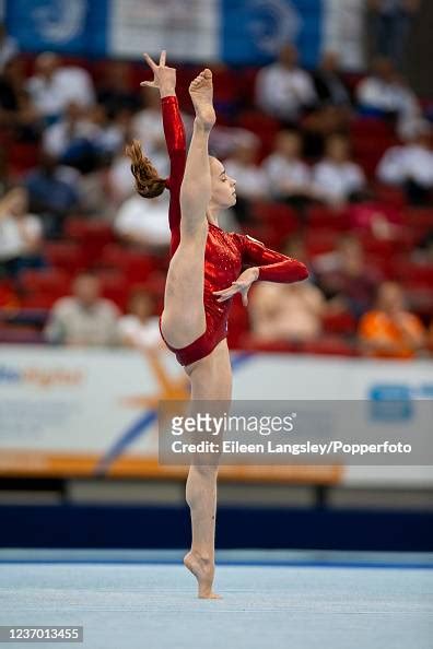 Anastasia Grishina Of Russia Competing On Floor During The Junior