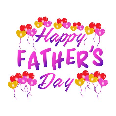 Happy Fathers Day Vector Png Images Happy Father S Day Lettering On