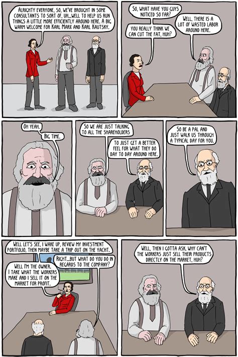 Karl Marx Existential Comics
