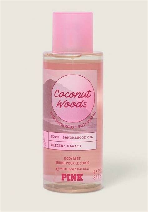 Victorias Secret Pink Coconut Woods Body Mist 84 Oz New Sandalwood