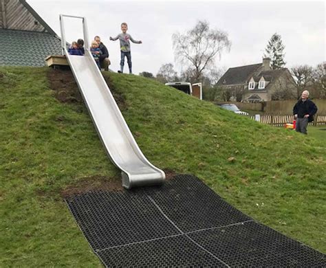 Embankment Slide Wooden Play Equipment Experts Slides For All Ages
