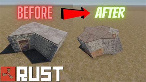 How To Upgrade A 2x1 Starter Base Rust Tutorial 2021 Youtube
